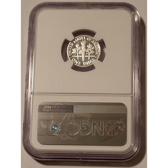 2020 S Silver Roosevelt Dime Proof PF70 UC NGC ER Portrait Label - Picture 2 of 2